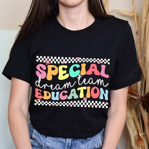 Special Education Teacher Shirt: Retro Groovy Design (Digital Download, PNG SVG PDF Files)