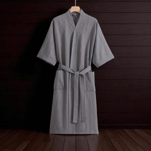 Soft Kimono Robe, Kimono Robe, Dressing Robe, Summer Nightwear, Bath Robe, Morning Robe, Spa Robe, Women&#39;s Robe, Comfy Robe, Wrap Robe