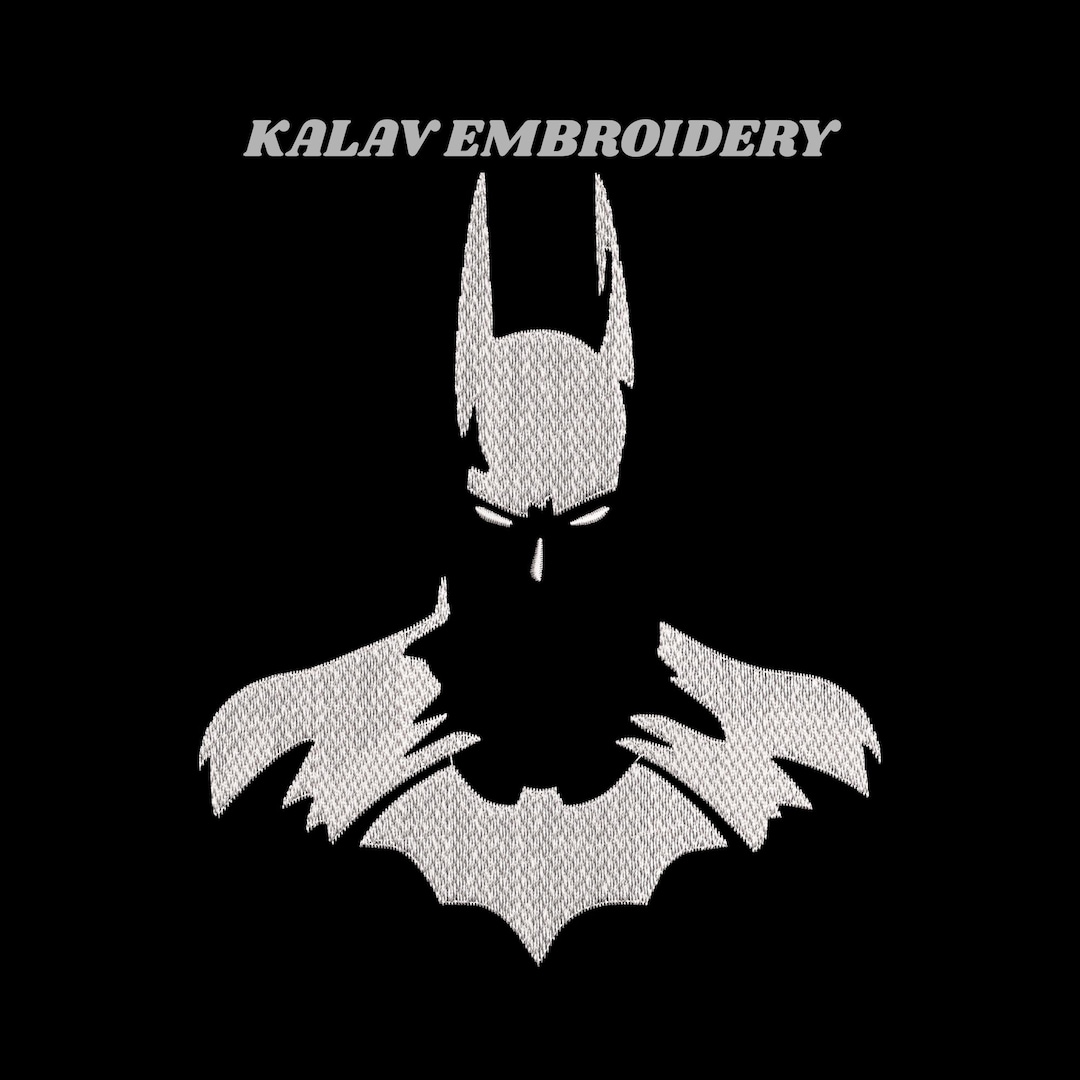 Batman Embroidery Design – Machine Embroidery File (digital File) - Etsy