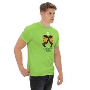Unisex classic tee | Gemini Zodiac T-Shirt – Two Sides to Every Story | Astrology Graphic Tee