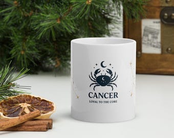 Cancer Zodiac Coffee Mug: Astrology Horoscope Gift