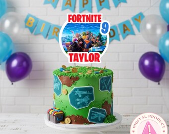 Décoration De Gâteau Fortnite - Anniversaire Fortuné - Gâteau Fortifié - Anniversaire Garçon Et Fille - France