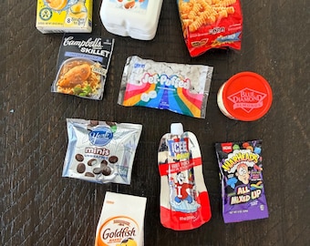 Mini Brands Snack Collection | Zuru 5 Surprise Replica Foods | Miniature Grocery Lot | Dollhouse Miniatures |