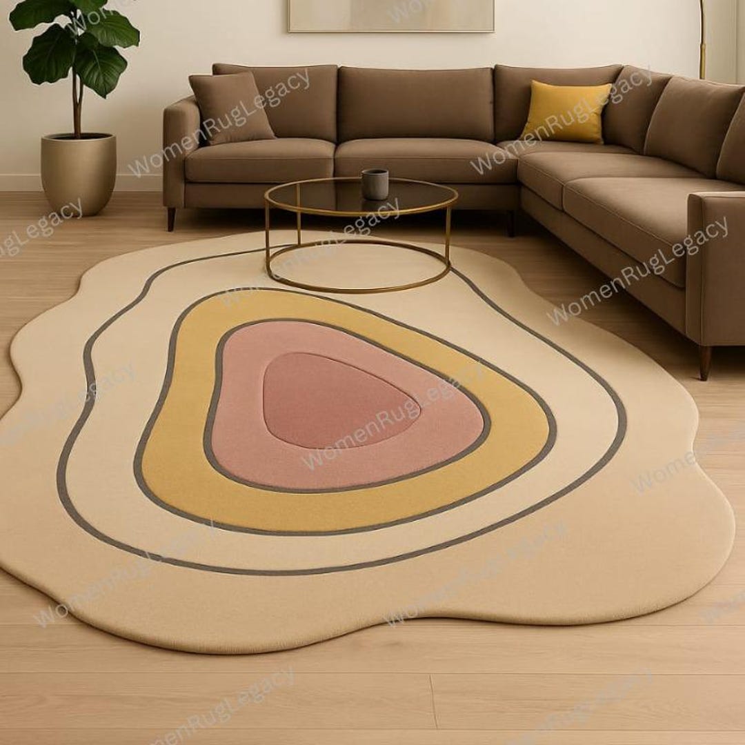 Earth Core Topography Rug/topography/contour Lines/geological/earth ...