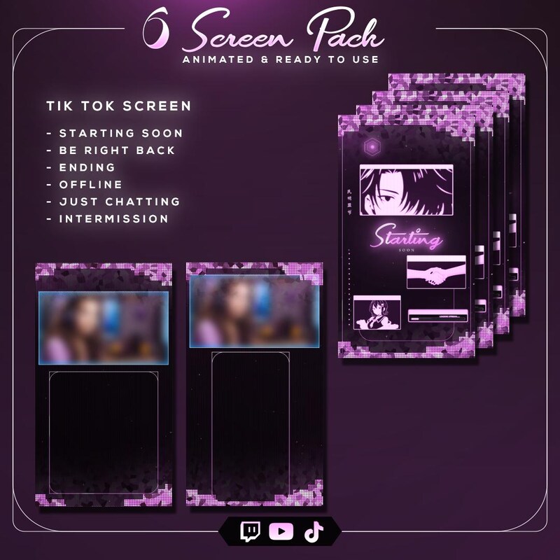 Anime Display Layout Anime Layout - Etsy