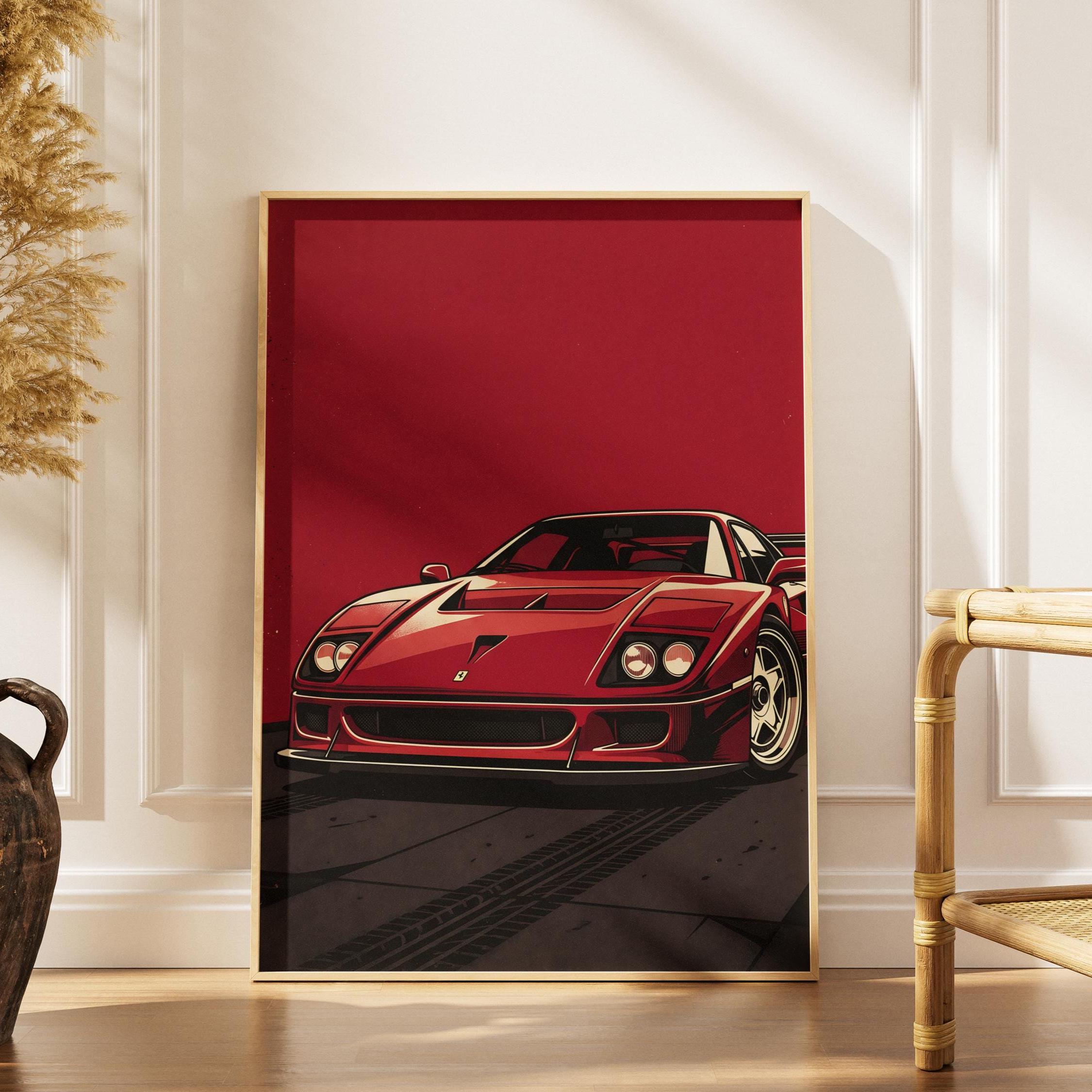 【Ferrari Garage Collection】フェラーリアートポスター Garage Ferrari - Etsy - Page 4
