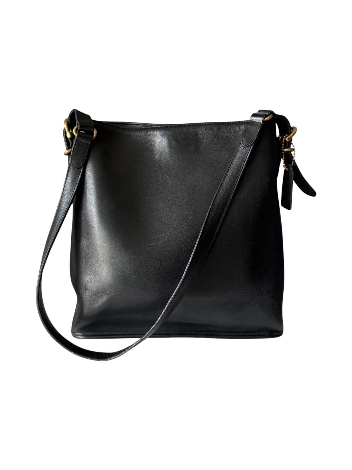 Vintage Coach Bucket Bag Black - Etsy