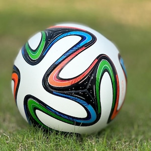 Soccer World Cup Match Ball-Handmade | Size 5 | Gift for Valentine&#39;s Day - Him, Her, Kids | Men&#39;s Accessories | Training Sports Equipment