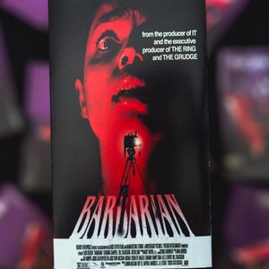Custom &quot;Barbarian&quot; VHS Sleeve (Blank Tape) | Halloween Crafts | Vintage Halloween