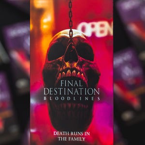 Final Destination “Bloodlines” Custom VHS Sleeve (Blank Tape) | Halloween Crafts | Vintage Halloween