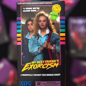Custom &quot;My Best Friend&#39;s Exorcism&quot; VHS Sleeve (Blank Tape) | Halloween Crafts | Vintage Halloween
