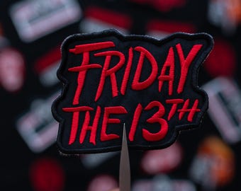 Freitag der 13te Aufnäher: Horrorfilm Gestickte Applikation
