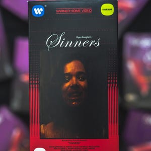Sinners Warner Home Video Custom VHS Sleeve (Blank Tape)