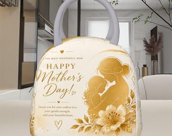 Mother’s Day Lunch Bag | Personalized Large Insulated Tote for Moms