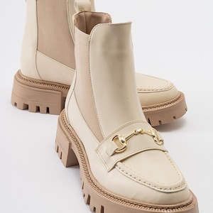 Chunky Handmade Leather Boots