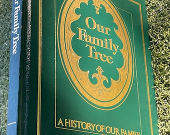 Our Family Tree Genealogy Book 1977 Hardcover Vintage Unused Heirloom Record