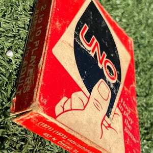 first edition uno cards Vintage 1979 Original Card Game w/Instructions UNO is the classic card game of matching colors and numbers UNO originalfirst edition feels!,