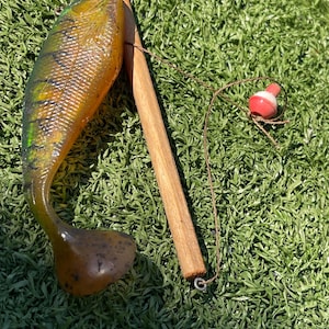 Vintage Wooden Fishing Bobber - Etsy