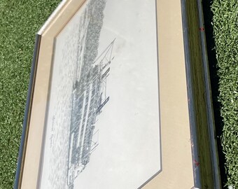 Vintage 1971 Geneva South Signed Print “island Queen” Steamboat