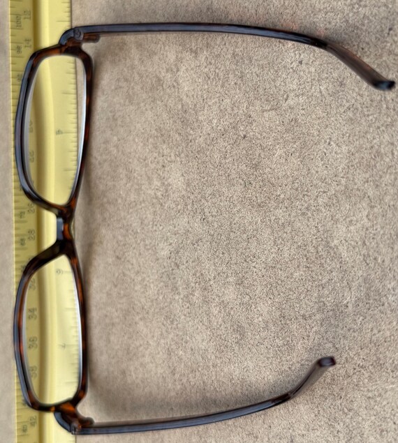 Tortoiseshell Eyeglass Frames +3.50 Readers 5.25”… - image 4