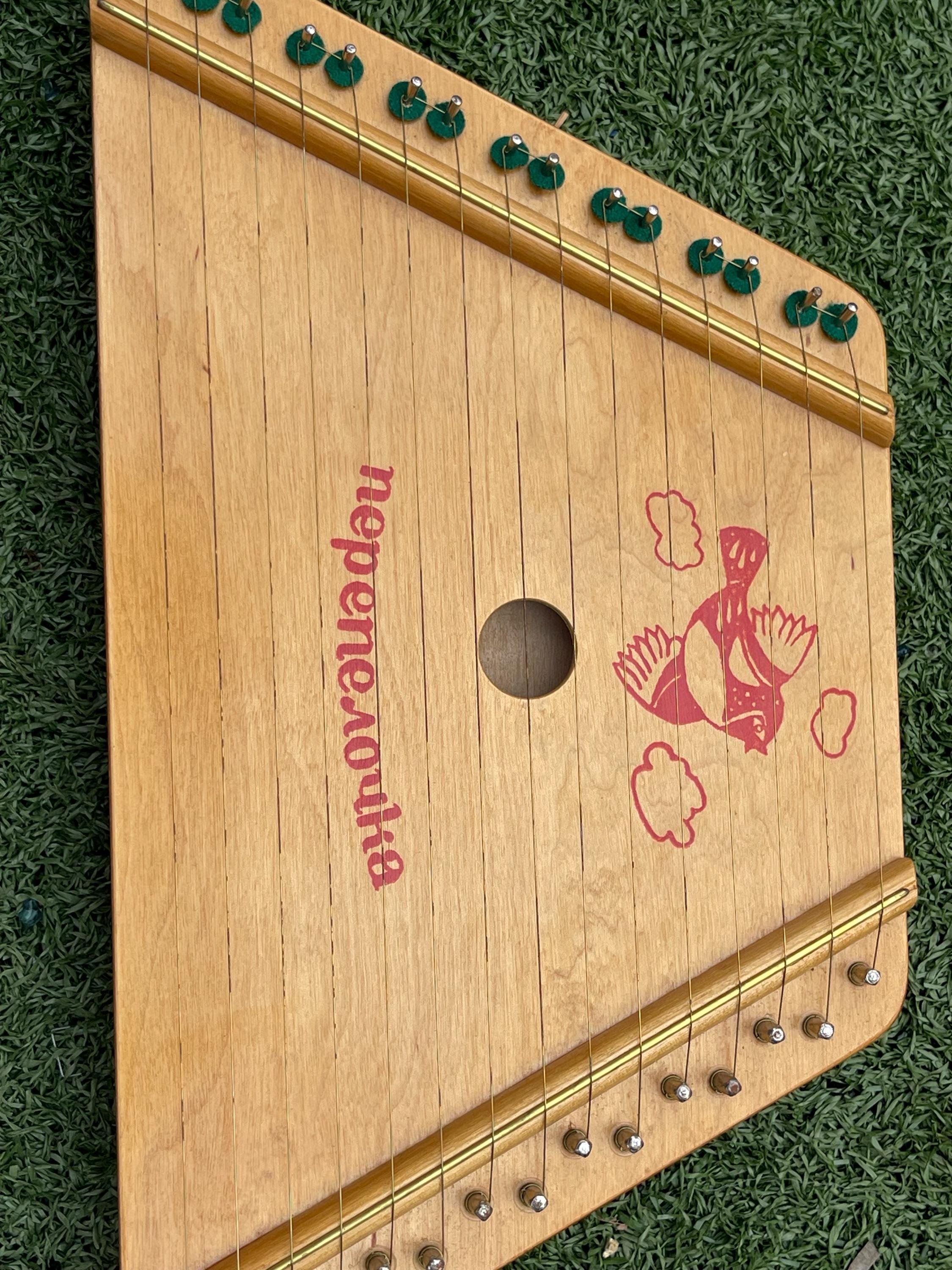 Vintage Perepelochka “music Maker” Lap Harp Zither | Made in