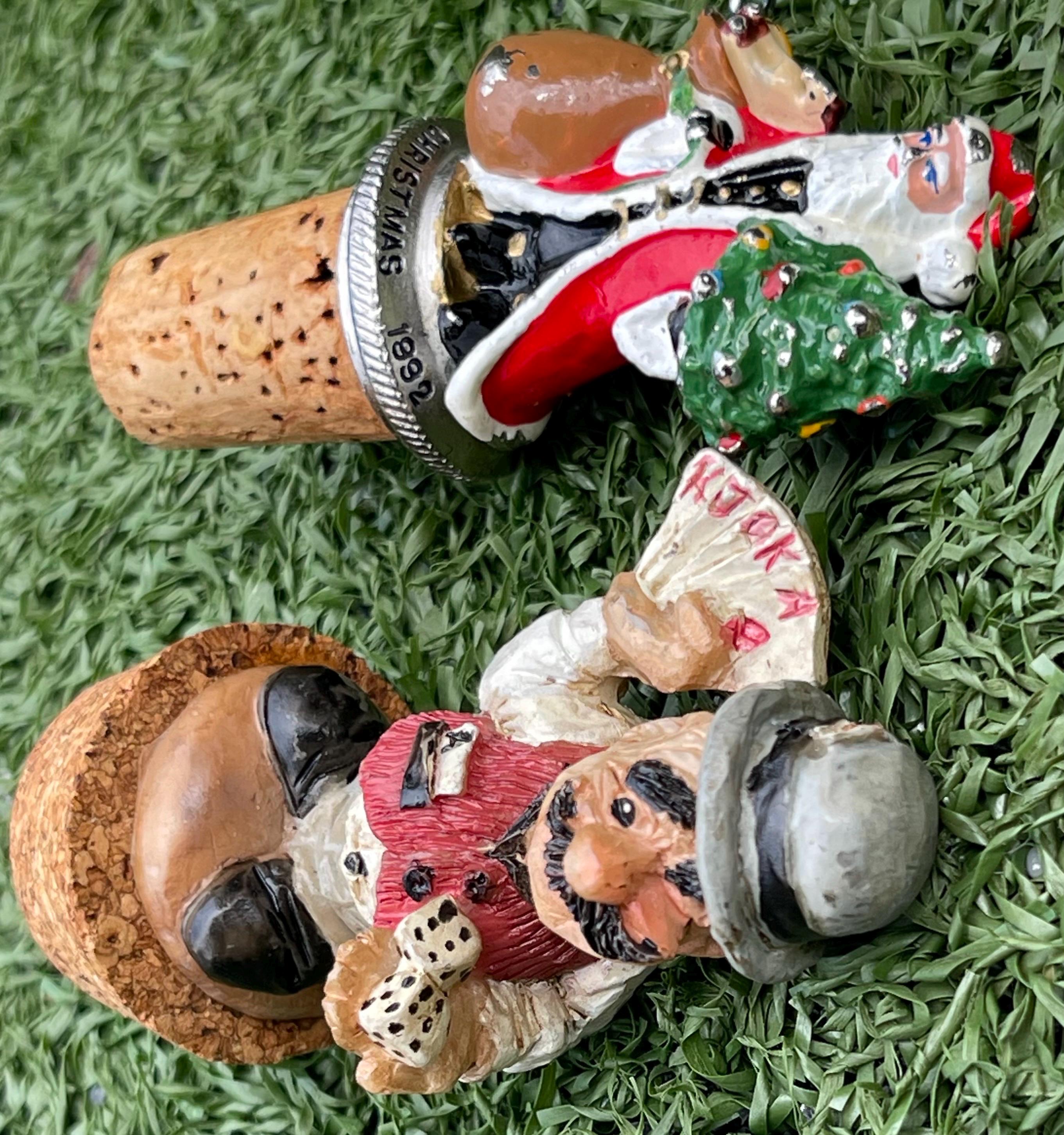 Painted Bottle Santa - Etsy