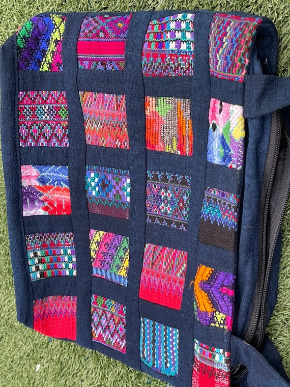 Handmade Guatemalan Patchwork Shoulder Bag – R4N … - image 1