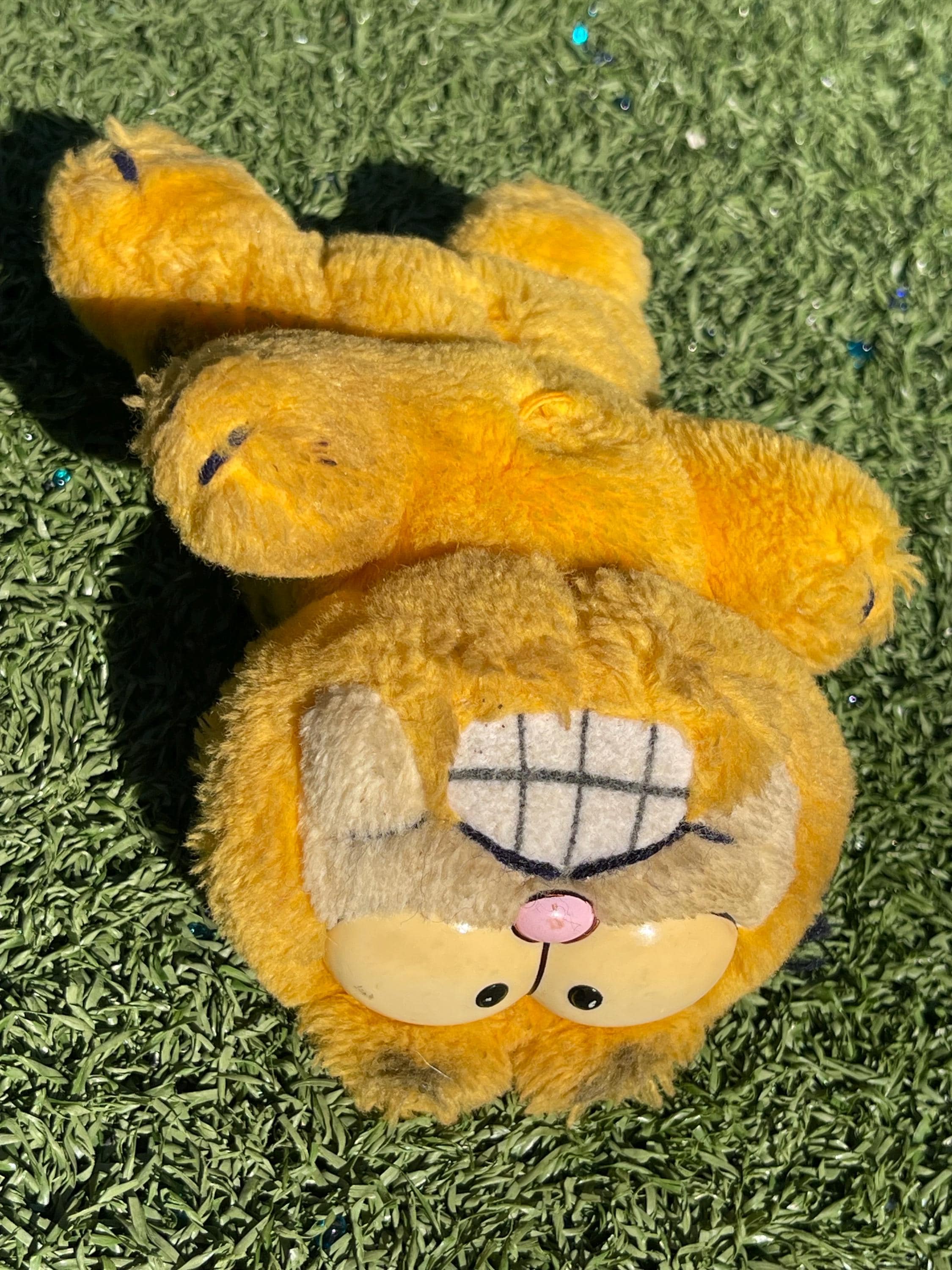 Vintage 1978 Garfield Plush Stuffed Animal by Dakin – 7” Big