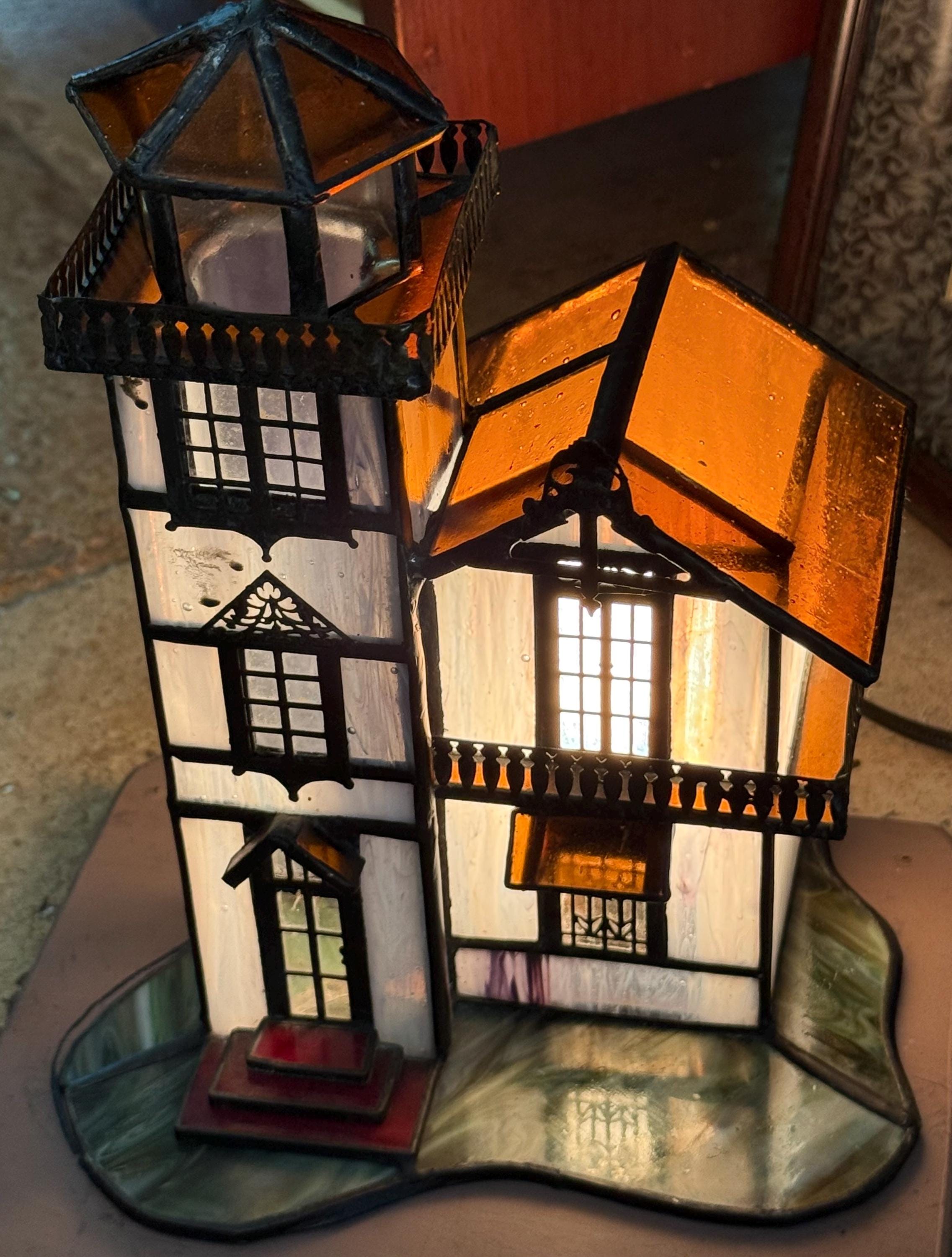 QAZ9759☆FORMA VITRUM ステンドグラス ステンドハウス Roofers Roost 