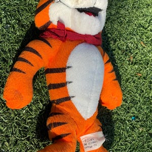 Vintage 1991 Tony the Tiger Plush Stuffed Animal – Kellogg’s Frosted Flakes Mascot Toy – 14”