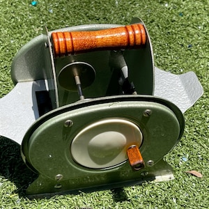 Exceptional Johnson Hand-Crank Card Shuffler | Vintage Mid-Century Casino Gear | Industrial Gaming Decor | Works Perfectly