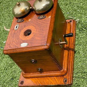 Antique Telephone Ringer Box - Etsy