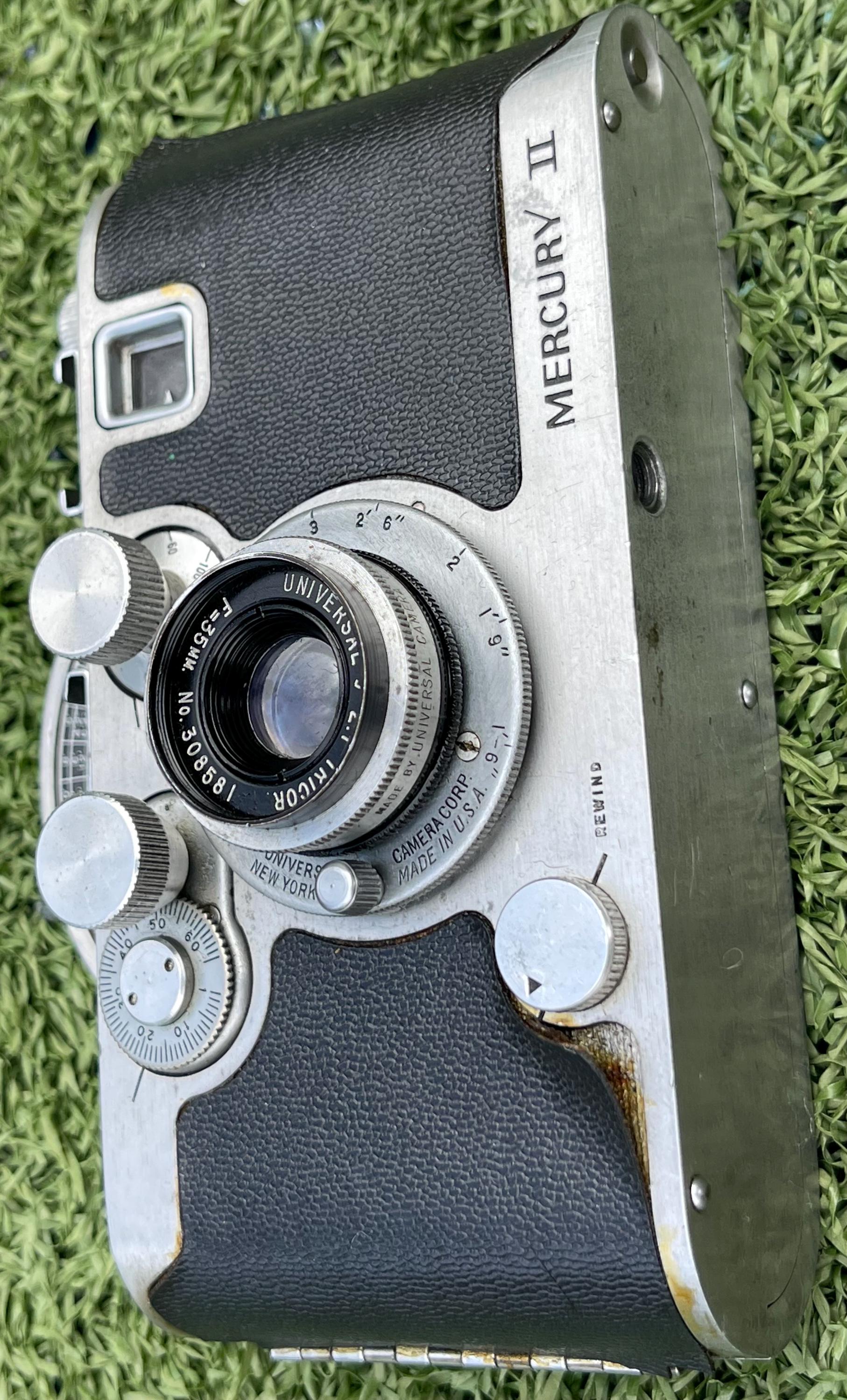 フィルムカメラ MERCURY II (ModelCX) TRICOR 35mm F3.5 Mercury II CX 35mm Half-frame Camera W/ Tricor 35mm F/3.5 Lens