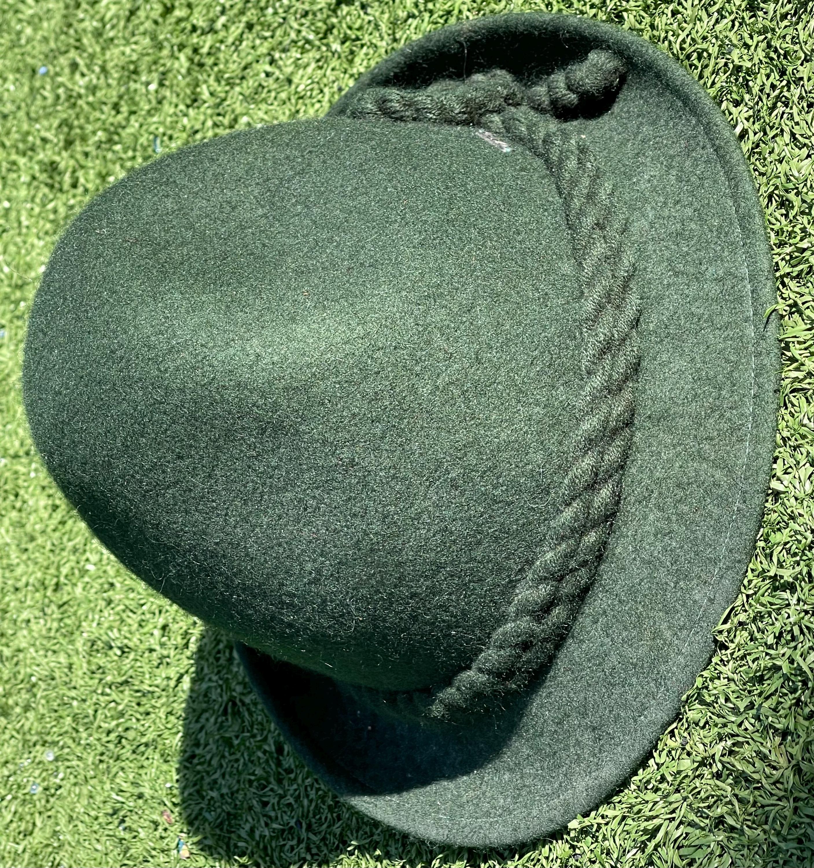 Vintage Capo Alpine Tyrolean Hat Wool Felt Green Made in  display picture 1