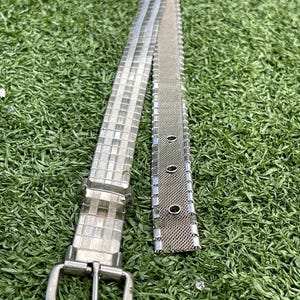 Vintage 29” Silver Tone Metal Mesh Belt With Buckle – Retro  display picture 1