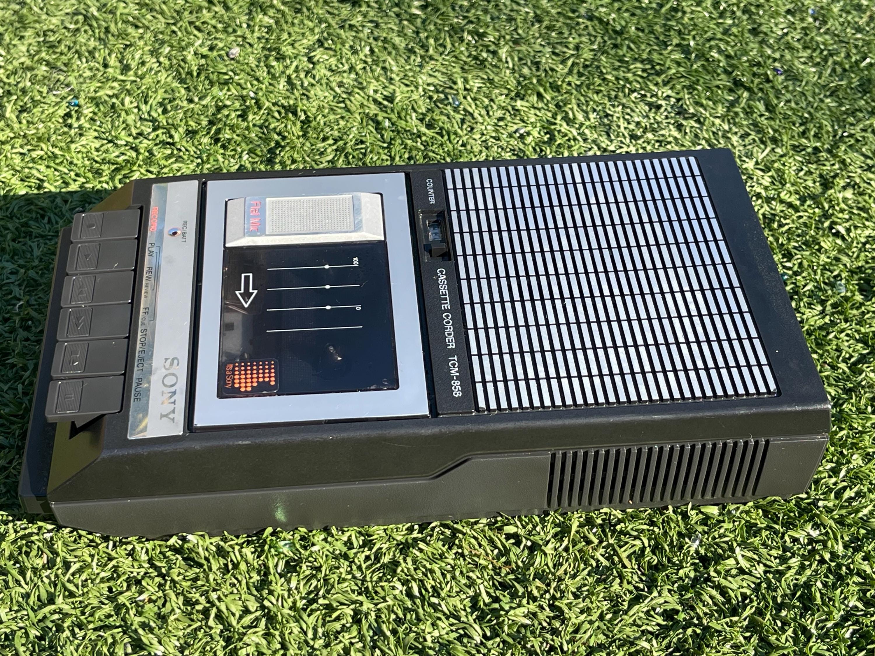 その他 Komorebi oldsea Vintage Sony TCM‑858 Cassette-corder | Tested 1980s Black Tape