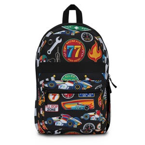 Race Car Kids Backpack | Boys or Girls School Bookbag | Back to School Car-Themed Bag | Toddler or Student Backpack Gift