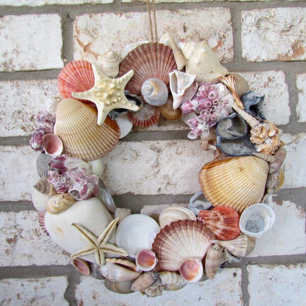 Seashell Wreath/Coastal Shell Wreath
