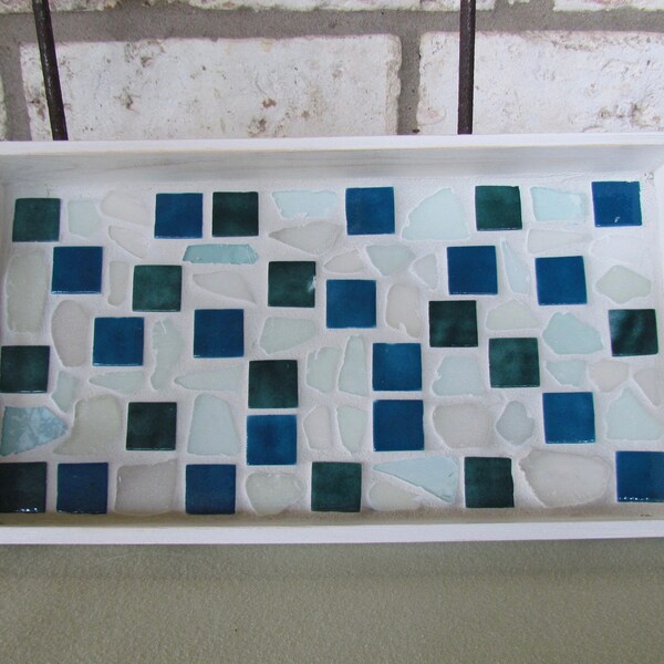 Mosaic Serving Tray Etsy