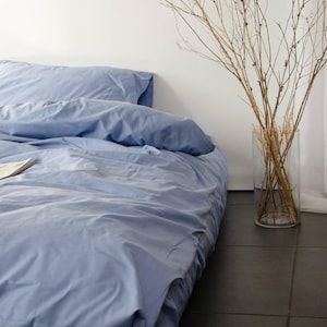 Matte Cotton Bedding Set: Natural, Soft, Hypoallergenic