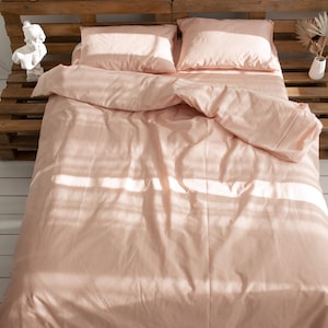 Boho Cotton Bedding Set: King/Queen Size, Soft Matte Fabric