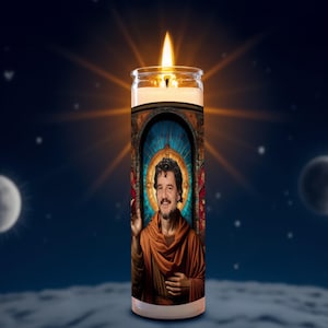 Saint Pedro Pascal Celebrity Prayer Candle