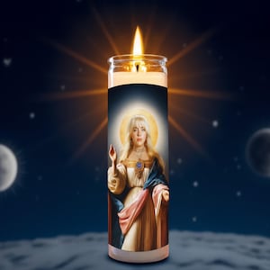 Saint Billie Celebrity Prayer Candle