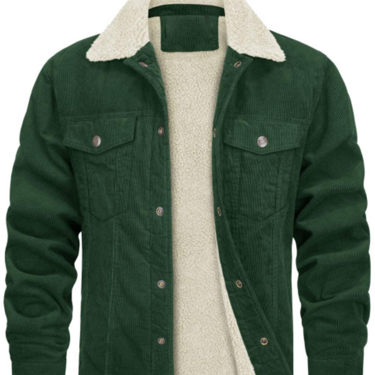 Green Corduroy Jacket Mens - Etsy