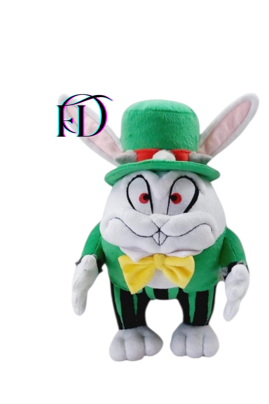 Green Boss Bunny Plush – 40 Cm Handmade Stuffed Toy Inspired by Classic ...