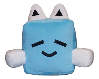 大きなキューブ型のぬいぐるみ – JSABにインスパイアされた、手作りの