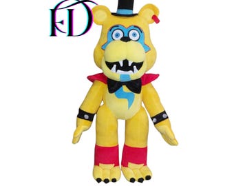 Handmade Golden Freddy Plush • Fan Art Collectible Toy (45cm)