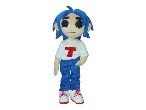 2D Gorillaz Plush Toy: Handmade Collectible Music Band Doll - Etsy