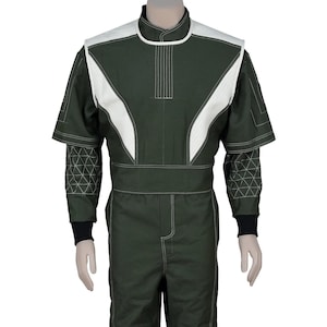Star war custom op Mandalorian geïnspireerd vluchtkostuum – 3-delige premiejagerkostuumset – Beskar-stijl Din Djarin-cosplayoutfit