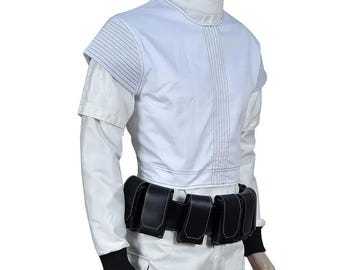 Mandalorian-Inspired Flight Suit: Boba Fett Cosplay Costume with Vest & Belt